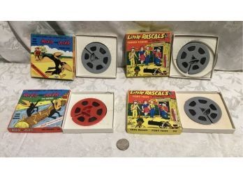 Vintage 8mm Film Rolls - Little Rascals And Heckle And Jeckle