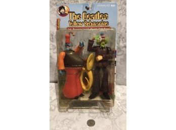 Beatles Figure New In Box - George With Snapping Turk - Sgt. Peppers Lonely Hearts Club Band - Made In 2000