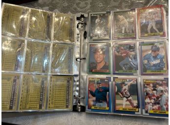 Baseball Cards Collection C1989-90 By Topps, DonRuss In 1' Binder SHIPPABLE