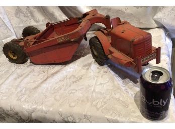 Antique Heiliner Pressed Steel Excavator Toy - Road Gravel Dumper