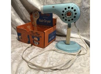 Vintage Rex-ray Hair Dryer With Removable Stand