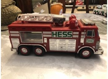 HESS Red Fire Truck Circa 2005, 11' Long