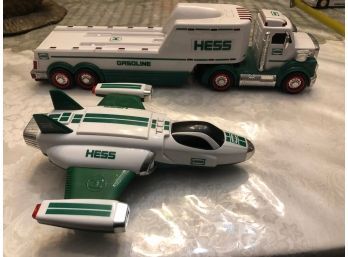 HESS Circa 2010 Truck & Circa 2014 Shuttle Toy- You Get Both!