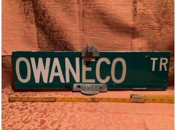 Vintage Metal Street Sign - OWANECO TR