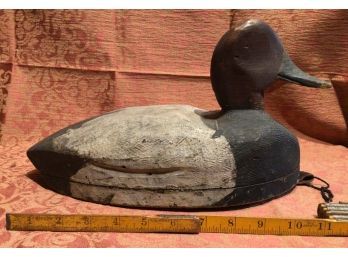 Antique Toddsville Md Hand Carved Duck Decoy
