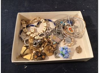 Lot Of Womens Estate Jewelry & Accessories. Watch, Bracelets, Earrings