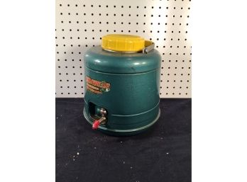 Woodland Jug Cooler -Metal - Poloron Product, C1950s, Made In U.S.A.