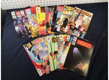 Lot Of 12 Misc Modern Comics. Robot Fighter, Harbinger, Dr. Horrible
