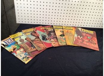Good Condition Lot Of 8 Vintage Comics. Marvel, Classics Illustrated And Gold Key