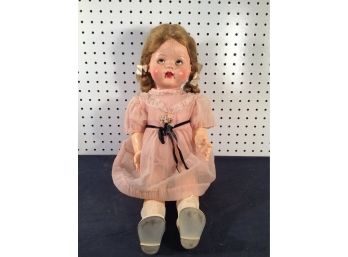Ideal Toy Walking Doll -  Circa 1950s Or So, With Clothes