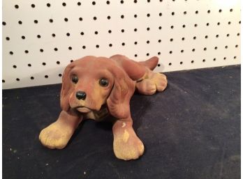 Vintage Dog Bobblehead, Great Condition With Collar. Does Not Bobble