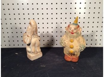 Carnival Statues / Characters - Clown, Vintage