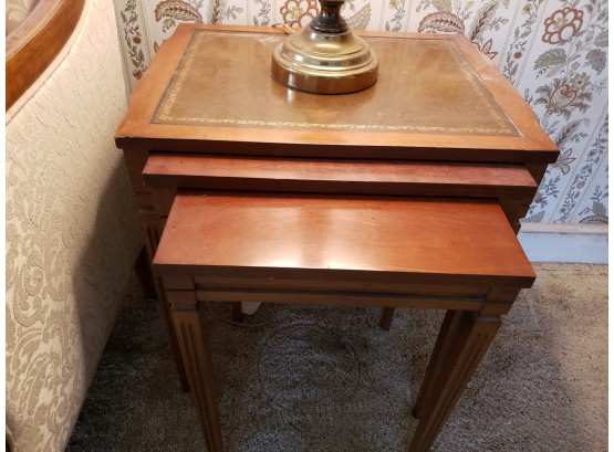 SET OF ANTIQUE NESTING TABLES