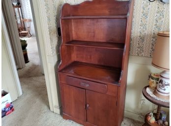 ANTIQUE WOODEN CHINA CABINET