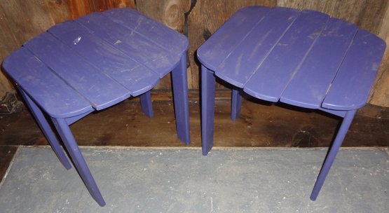 Pair Of Patio End Tables
