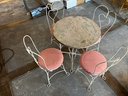 -Vintage Ice Cream Parlor Table & Chair Set