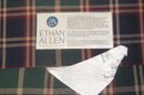 Ethan Allen -Green & Blue Plaid Love Seat