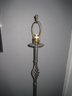 Wonderful Wrought Iron With Spindal  Embellishment -Floor Lamp