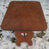 Sweet Little Country Wooden Heart Table