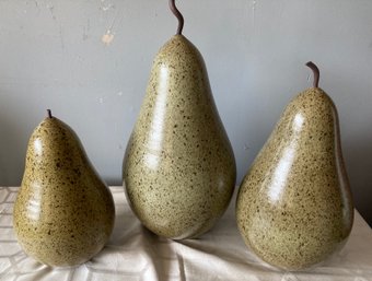 What A Pear!  Large Ceramic Pears