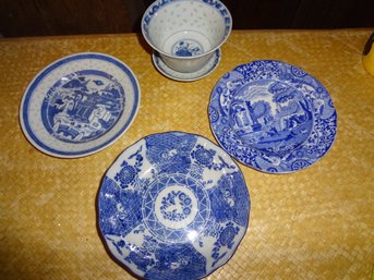 Blue And White Collection Of Vessels