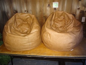 Two Bean Bag Chairs