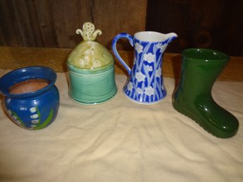 Small Pots & Pitchers For Your Indoor Mini Gardens
