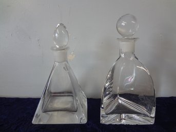 Pour Me A Strong One -Crystal Vintage Decanters