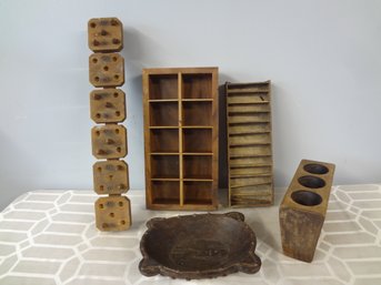 Wooden Apothecary Set