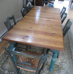 Country Pine Farm Table And Chairs Made In Italy