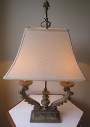 Lovely Two Light Table Lamp