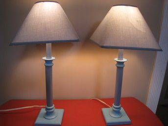 Light Blue Lamps