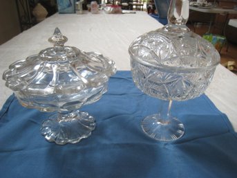 Footed Vintage Candy Dishes