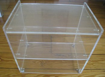 Lucite Rolling Table