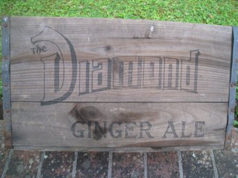 Diamond Ginger Ale Wooden Crate