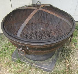 Fire Pit With Lid