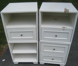 White Modular Cabinet Set