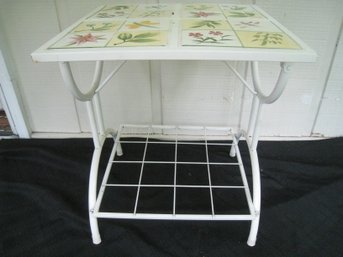 Tiled Patio Table
