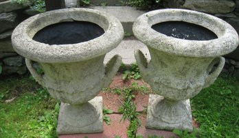 Perfect For Your Mums-Pair Of Garden Urns