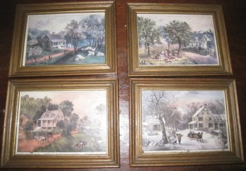 Currier And Ives Print