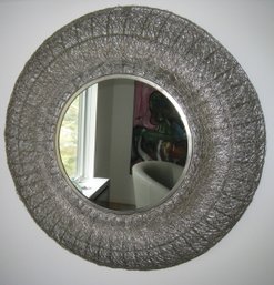 Wire Design Modern Wall Art Mirror