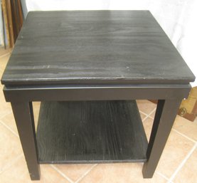 Black Square Side Table