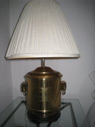 Bold Oriental Brass Lamp Urn