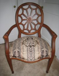 This Chair Reminds Me About A Poem By Emily Dickinson 'Cobwebs'