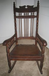 Was Whistler's Mother Once Here? Antique Cherry Rocker