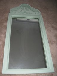 The Great Mirror Of Oz?  Lovely And Light Color Green Mirror