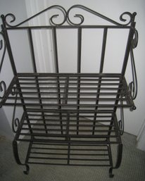 Hansome And Handy Wrought Iron Shelf
