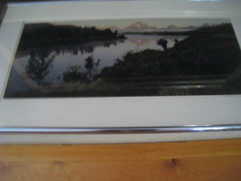 Framed Oxbow Bend Photograph