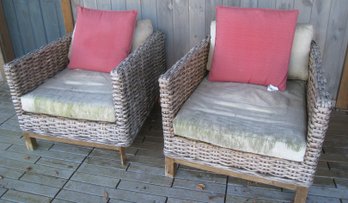 Pair Of Rattan Chairs