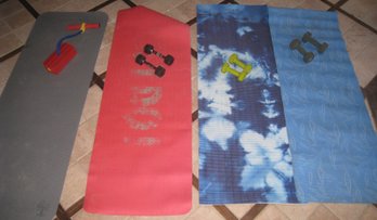 Exercise/ Yoga Mats And Weights